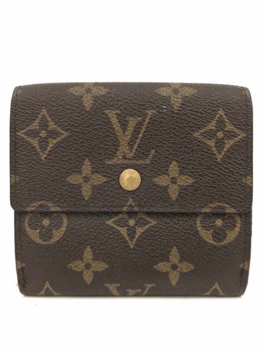 Louis Vuitton Monogram Snap Compact Wallet. Authentic w/COA